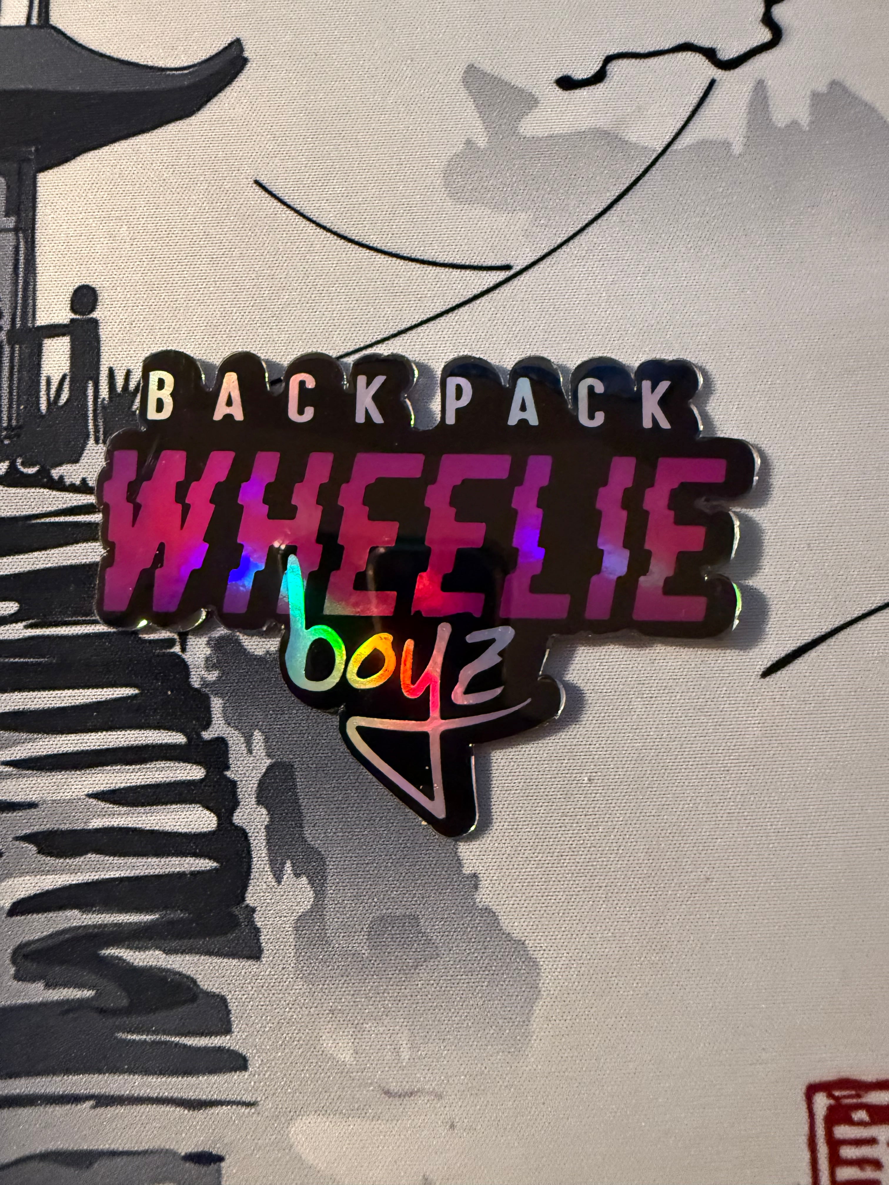Adesivo Backpackwheelieboyz