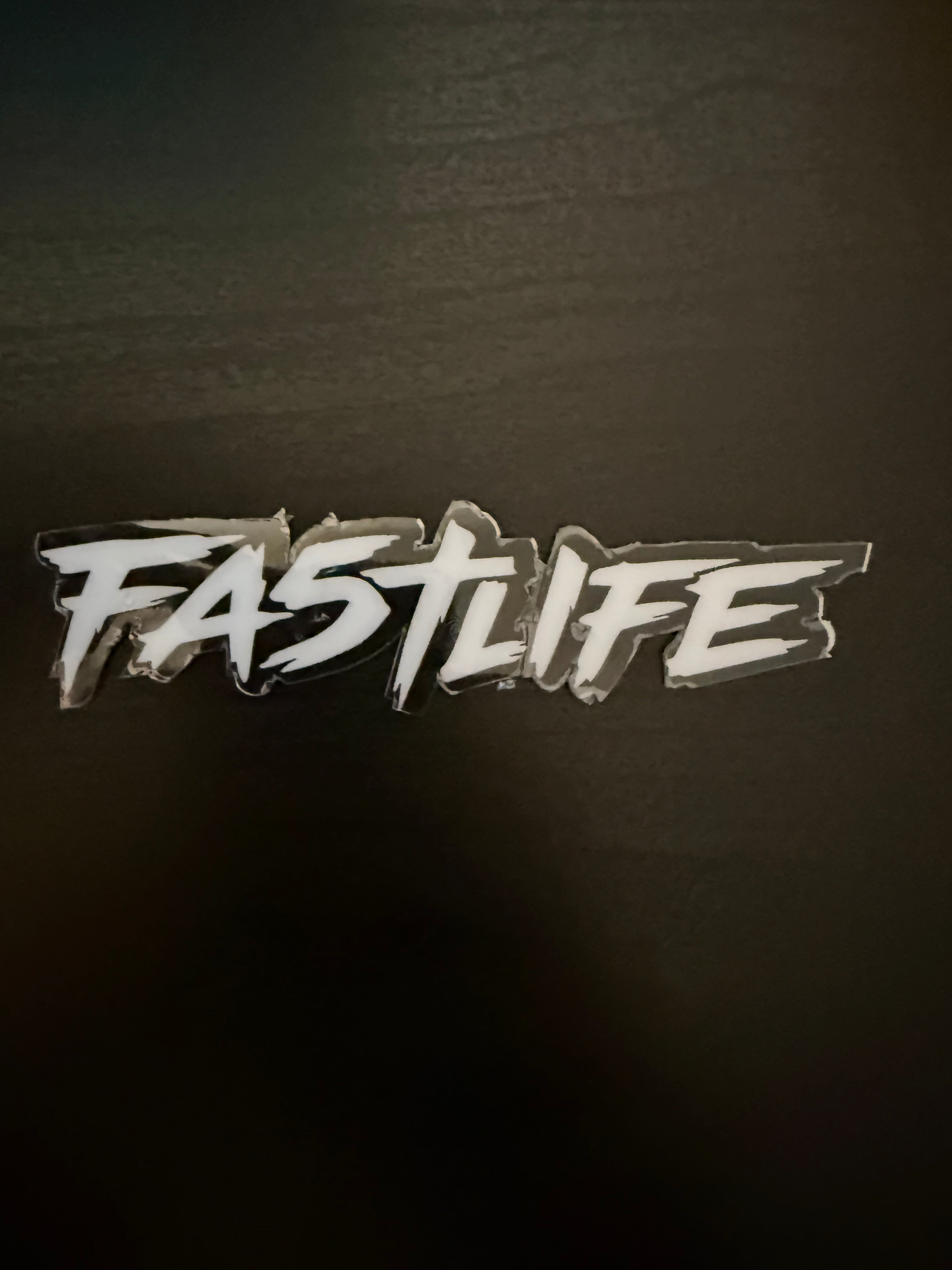 Adesivo FastLife Scritta