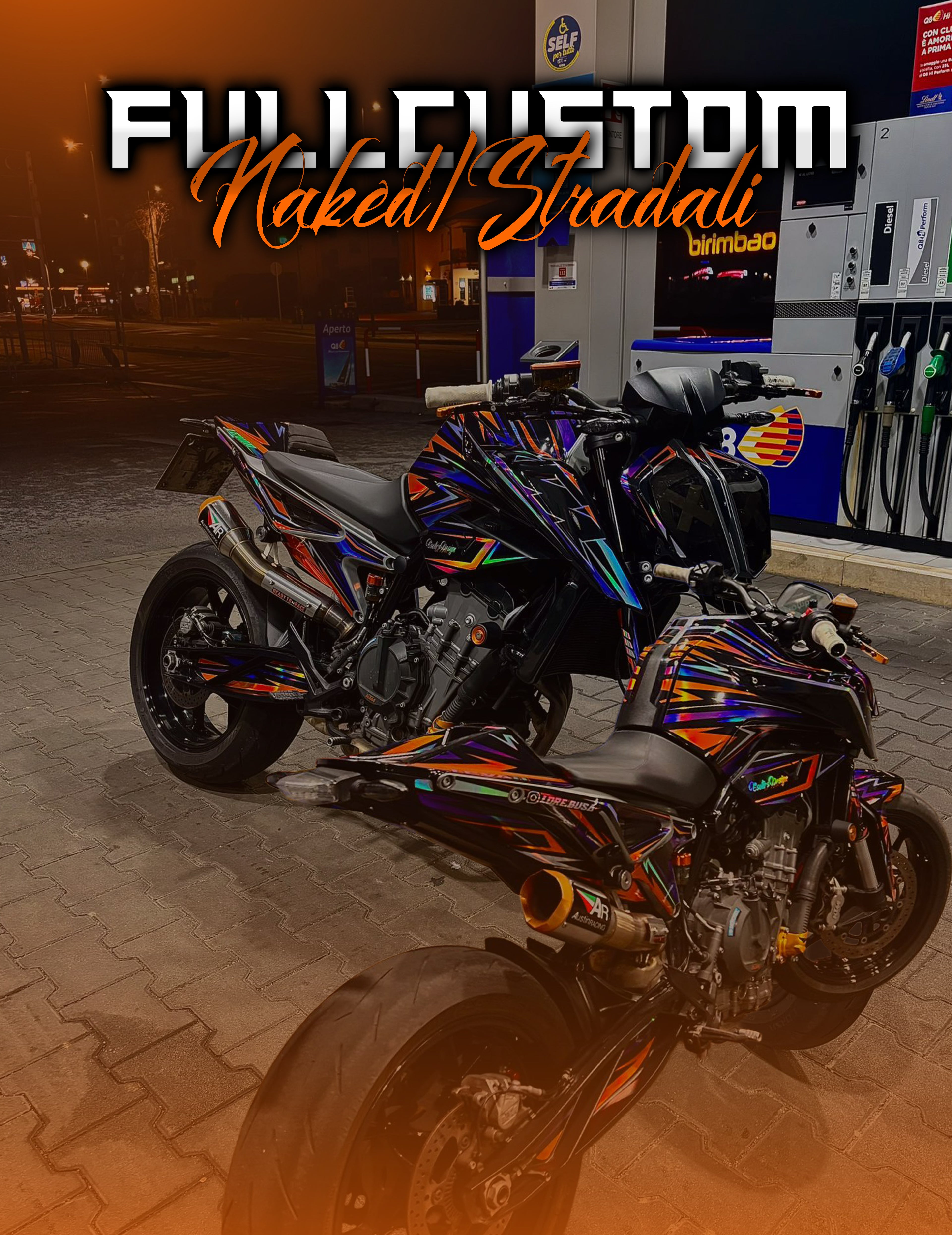 ACCONTO GRAFICHE 100% CUSTOM STREETBIKE/NAKED