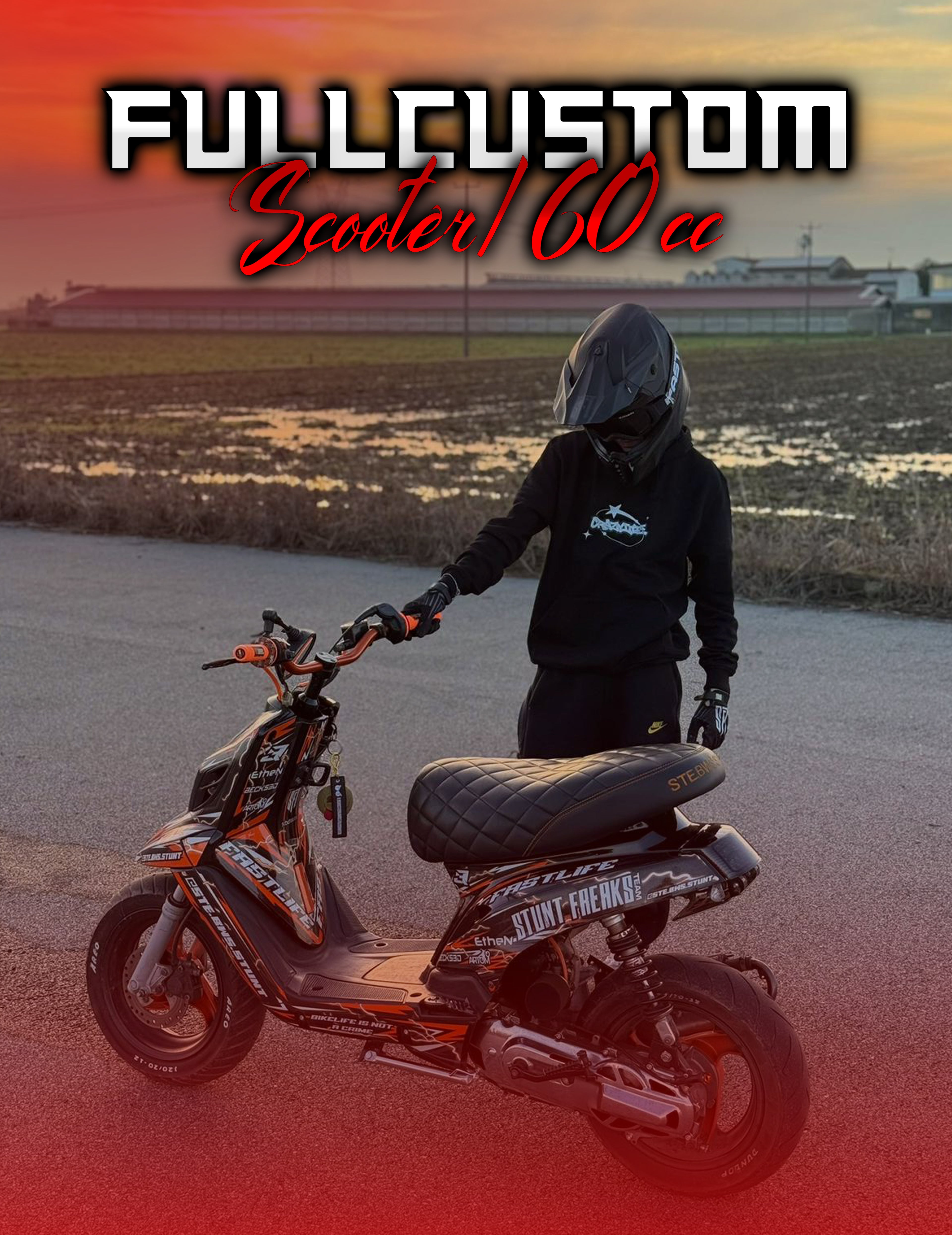 ACCONTO GRAFICHE 100% CUSTOM SCOOTER