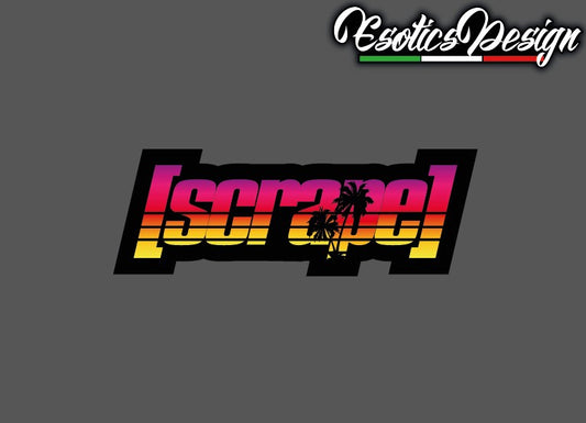Adesivo Scrape Arcobaleno X2