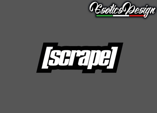 Adesivo Scrape X2